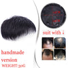 Short wigs for men's male black wig synthetic natural hair for young man balding sparse hair crew cut hair style PAGEUP