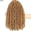 14 12 inch Butterfly Faux Locs Crochet Hair Braids Pre looped Distressed Goddess Butterfly Soft Locs Crochets Braids Cheveux Lok