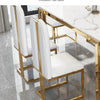 Unique Luxury Table Chairs Modern Legs Metal Design Rectangular Dining Table Space Saving Nordic Mesa De Comedor Funiture