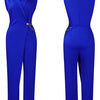 Wmstar Women's Jumpsuits One Piece Outfits Sleeveless Solid Office Lady Summer Sexy Playsuits Overalls Wholesale Dropshipping