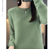 New cashmere sweater women's sweater in autumn and winter 100% merino wool fashion O-neck autumn warm pullover top