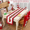 Christmas Table Runner Merry Christmas Decoration for Home Table 2024 Xmas Ornament Navidad Notal Noel Happy New Year Gifts 2025