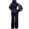 Mesh Jumpsuit Women White Overalls Party Lace Rompers New In Bodysuit One Piece Long Sleeve Summer Long Pants Y2k Spring Work