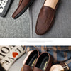 Men Casual Shoes 2024New Men's Loafers Comfortable Flat Casual Shoes Men Breathable Moccasins Slip-On Soft Leather Driving Shoes