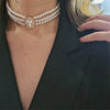 Luxury Vintage Three-layer Pearl Collar Choker, 2024 New In Trend Jewelry Fashion Woman's Choker Necklace on the Neck Party Gift