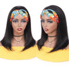 Headband Wig Human Hair Bone Straight Human Hair Wigs Full Machine Made Peruvian Human Hair Wigs For Black Women Easy to Go 180%