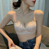 Lace Floral Sexy Lingerie Adjustable Push Up Bras Comfortable Wireless Bralette Intimates Underwear Brassiere Women