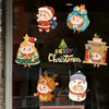 Santa Snowman Christmas Window Stickers Wall Decals New Year 2025 Christmas Home Decor Merry Christmas Xmas Decorations Gifts