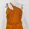 Sexy vintage rhinestone bodycon jumpsuit women 2025 summer Pants jumpsuits body birthday party club outfits bodysuit overalls HL
