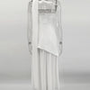 TARUXY Fashion Strapless Dress With Ribbon Female Elegant Sleeveless Mesh Beach Vacation Long Dress 2025 Spring New Women Dress