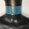 Fashion Metal Sequins Chokers Necklace Jewelry Women Statement Choker Wedding Necklace Jewelry Accessories For A Gift