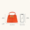 2025 New Orange Color JW PEI Women's Handbag Elise Designer Fashion  Tote Bag Small Square Crossbody Bag Premium Women Bag