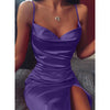 Sexy Spaghetti Strap Backless Summer Dress Women Elegant Sleeveless Mini Dress Red Bodycon Party Dresses 2022