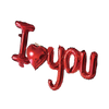 I Love You Red Heart Letter Balloons Foil Globos Valentines Day Wedding Decorations Bridal Shower Party Anniversary Supplies  ﻿