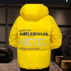 Men Harajuku Colorful Bubble Coat Winter Jacket 2024 Mens Streetwear Hip Hop Parka Korean Yellow Black Clothes Puffer Jackets