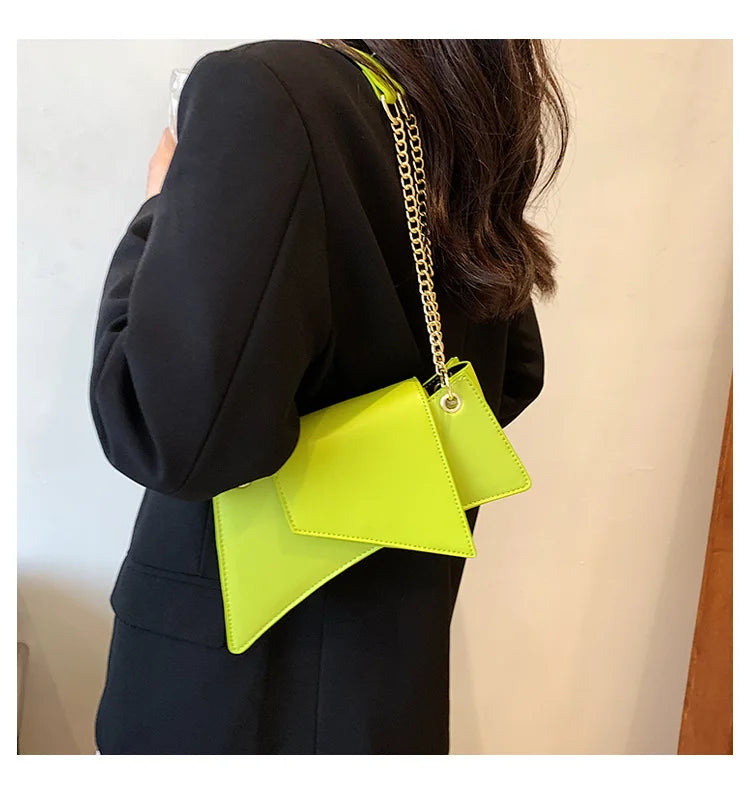 High quality Ladies Shoulder Bag Sense of luxury Chain Handbags Premium Leather Retro Women Bags Designer Lady Armpit Bag Clutch
