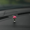 Dainty roses car center console window ornament mini cure car accessories ladies car personality beautiful interior ornaments