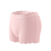 Women's Panties Seamless Sports Wavy Edge Silk Satin Boxers Underwear Female Lovely Briefs Cozy Lingerie Intimate Underpants
