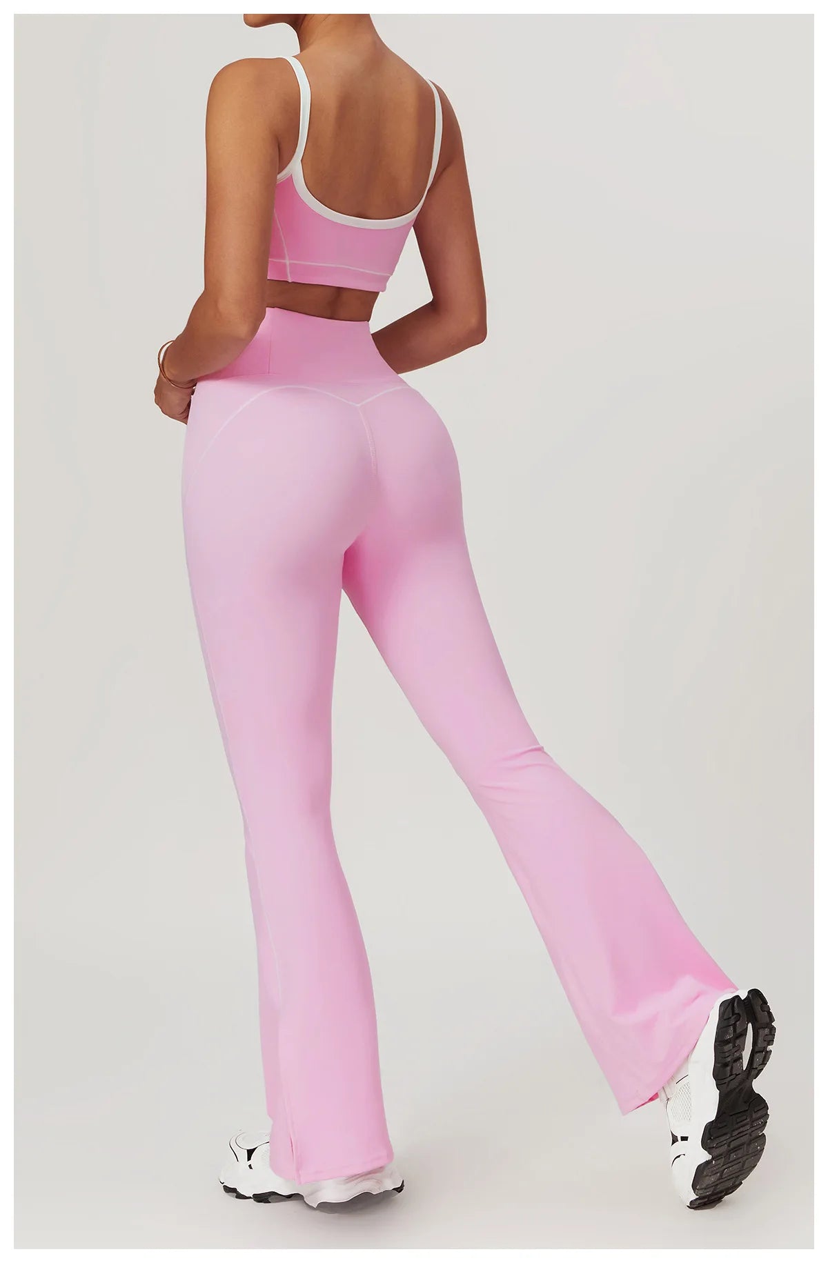 Yoga Set Women Sport Bra Gym Workout Legging High Waist Wide Flare Pant Fitness Sports Shorts Active Wear Suit