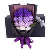 18Pcs/Box Soap Flower Bouquet Beautiful Flora Scented Bath Soap Flower in Gift Box for Anniversary Valentine's Day Mother Day