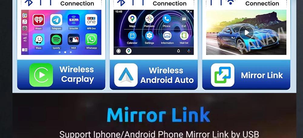Android 14 Car Radio For Toyota RAV4 5 XA50 2018 - 2023 Multimedia Video Player Navigation GPS 2Din Carplay Auto 4G WIFI QLED BT