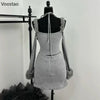 Sweet Sexy Irregular 2 Piece Set Women Chic Plush Patchwork Slim Tops Mini Skirt Suit Korean Y2k Aesthetic Lolita Style Outifits