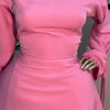 CM.YAYA Women Tie Up Bow Long Sleeve O-neck Mini Dress 2025 Birthday Holiday Sexy Club Party Evening High Street A-Line Dresses
