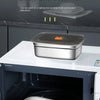 Stainless Steel Camping Lunch Box Sealed Leak-proof Bento Box Microwave Suitable Large Capacity Refrigerator Freezer Storage Box