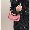 Luxury Designer Evening Clutch Clear Acrylic Women Handbags Fashion Shoulder Bag Half Moon Wedding Purses Party Tote Ladies 2025