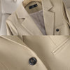 High Quality Long Sleeve Female Blazer Women Blue Coffee Khaki Single Button Slim Jacket Ladies Business Work Wear Formal Coat