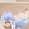 Funny Fuzzy Penguin Slippers Girls Novelty Indoor Shoes Women Soft Furry Slippers Female Plush Home Shoes Animal Flip Flops