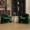 Italian Velvet Adults Chair Yellow Trending Accent Balcony Comfy Hotel Chair Makeup Single Design Penteadeira Home Furniture