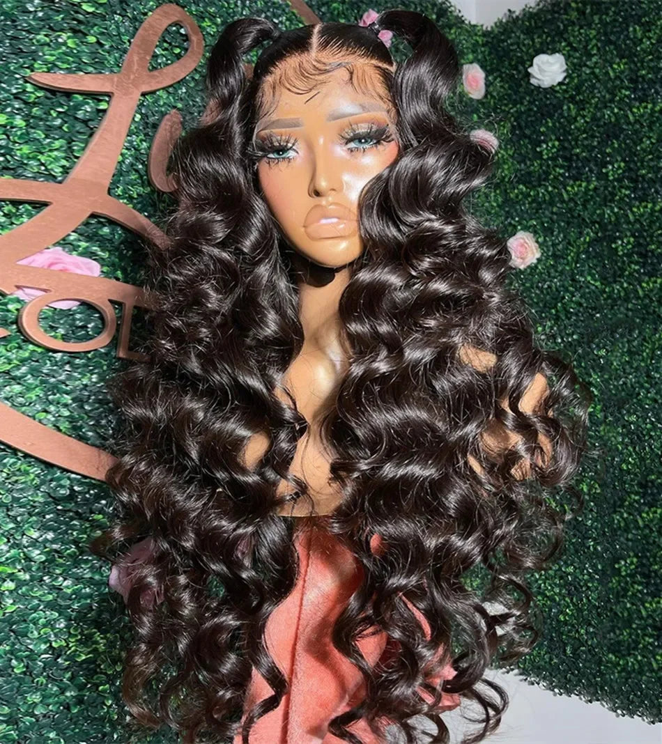 30 40 Inch Loose Deep Wave 13x6 HD Lace Frontal Human Hair Wig Brazilian 13x4 Curly Human Hair Lace Front Wigs Pre Plucked 250%