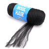 4 Pack Brazilian Wool Hair Synthetic Crochet Hair Extensions for Women African Hair Yarn for Braiding Senegalese Twist Fake Hair
