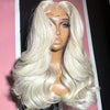 Charisma Synthetic Lace Front Wigs Platinum Blonde Wig Long Wigs Loose Wave Glueless Lace Wig Pre Plucked Hairline Wig Daily Use