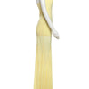 Weird Puss Patchwork See Through Dress Women Elegant Solid Pleated Strapless Sleeveless Backless Slim Banquet Party Vestidos