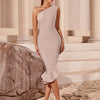 Elegant Bandage Dress Luxury Party Evening Club Night Cocktail Modest Holiday Bodcyon Celebrity Woman Clothes High Quality