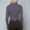Women BUM New Sculpting Jacket Running Elasticity Yoga Jacket Slim Top Coat Women's Sports Jacket Gym Long Sleeves Women Zipper