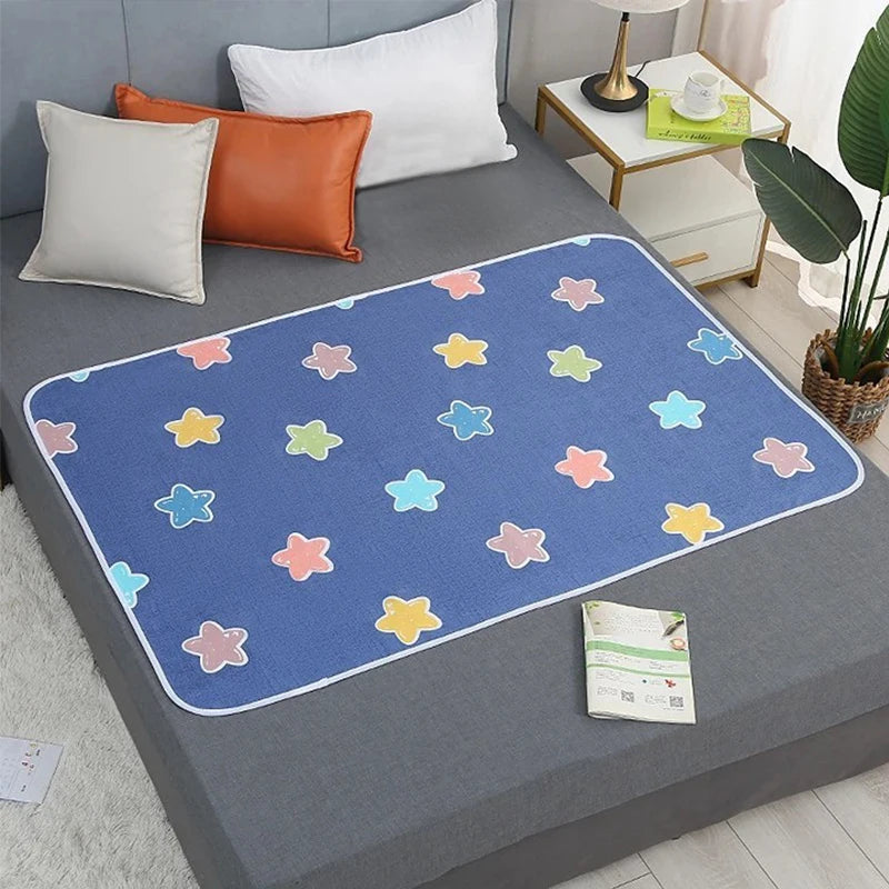 Multi-sizes 70-200cm Waterproof Mattress Urine Mat Adult Women Menstrual Pad Bed Sheet Protector Elder Disabled Baby Urine Mat