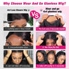 BOB Wear Go Glueless Preplucked Human Wigs Ready To Go Pre-Cut 4x4 Hd Lace Closure Kinky Culry Frontal Wig For Black Women