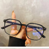 Square polygon Frame Plain glasses blue membrane Glasses all can match Men Women Fashion glasses lenses Blocking Glasses Eyewear