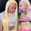 13x4 13x6 HD Transparent Full Frontal Lace 613 Blonde Colored Straight Human Hair Wigs Lace Front Wigs For Women 34 36 Inch