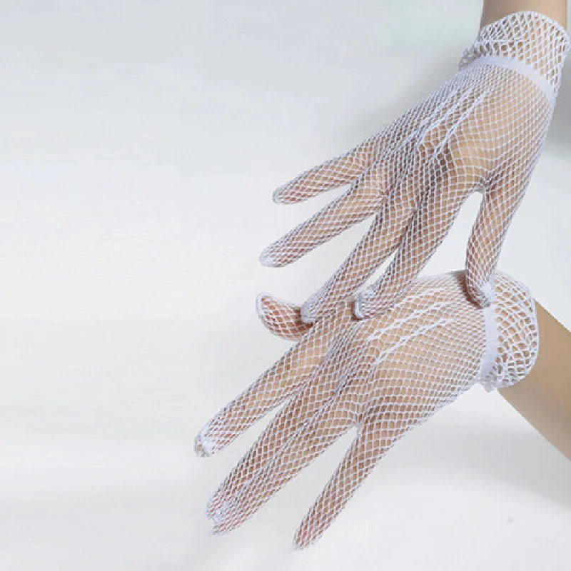 New Fashion Women Lace Party Sexy Gloves Full Finger Sunscreen Gloves Girl Mittens Gloves Wedding Dress Driving Accessory Gift