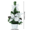 20/29cm Mini Christmas Tree Desktop Ornaments Artificial Plants Pine Needle Tree With Xmas Balls New Year Party Home Decor Gifts