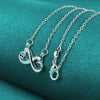 925 sterling silver lady women Valentine's Day gift creative ring necklace stud earrings fashion jewelry set wedding party nice