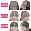 13x4 Lace Frontal Human Hair Wigs Deep Curly Short Curly Bob Wig for Black Women Brown Blonde Highlight Wig Human Hair Full Wig