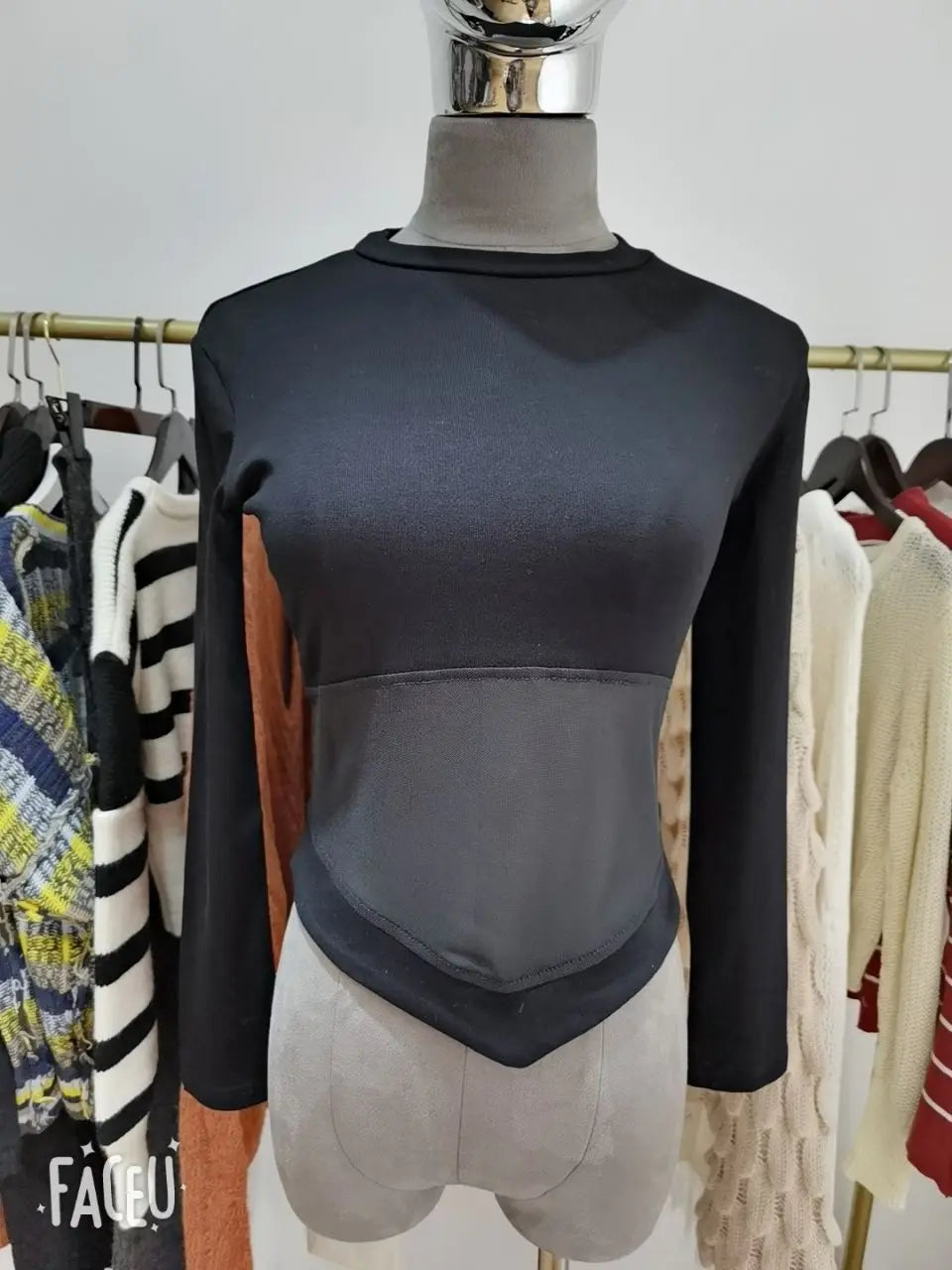 Summer Women T Shirt Girls T-Shirt Woman Clothes Long Sleeve Tops Spring Black Slim Tshirt Female Crop Top Tee Sexy Skinny Y2k