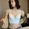 Invisible Lift Up Bra Backless Women Summer Bras Low Cut Sexy Plunge Brassiere Open Back Underwear Seamless Deep U Lingerie