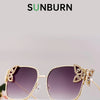 Oversized Square Sunglasses Women Rhinestone Butterfly Frame Sun Glasses 2025 Luxury Brand UV400 Protection Eyewear For Ladies