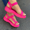 Beach Shoes Woman 2023 Summer Sandals Woman Non-Slip Casual Multi Color Shoes Fashion Solid Open Toe Sandals Daily Comfortable